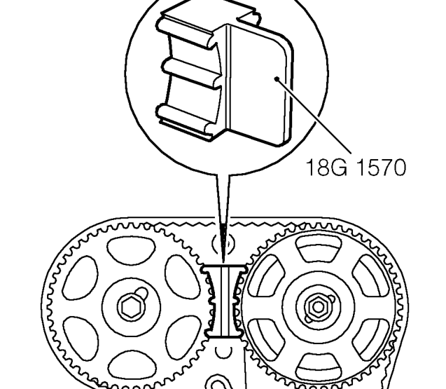 Camshaft rear timing belt – Remove camshaft rear belt cover. See this section.