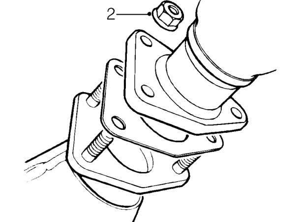 Catalytic converter - ’k16 with vvc’ – Raise front of vehicle.