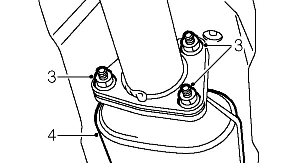 Catalytic converter - ’k16 with vvc’ – Remove 3 nuts securing catalytic converter to front pipe.