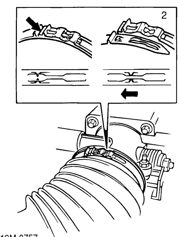Air cleaner – Remove battery. See ELECTRICAL, Repairs.