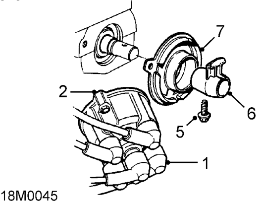 Distributor cap and rotor arm – Service repair no - 18.20.23