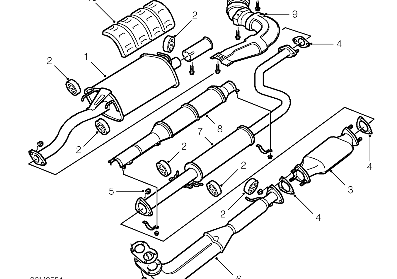 Exhaust pipe - ’k16 with vvc’