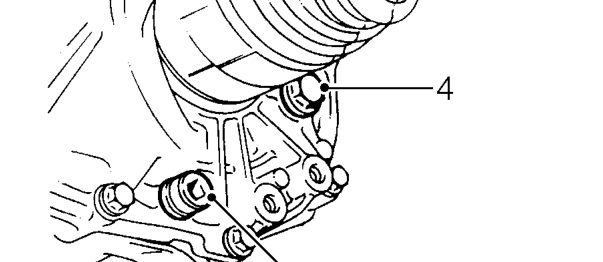 Oil drain and refill – Position container beneath gearbox to catch fluid loss.