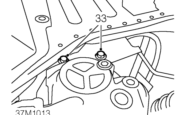Lower engine and gearbox assembly slightly.