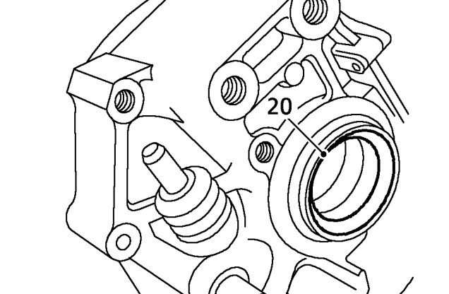 Remove and discard circlip from drive shaft.