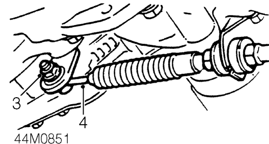 Selector shaft seal – Move gear selector lever to position ’P’.