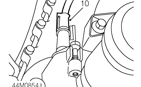 Automatic gearbox – Remove battery tray from vehicle.