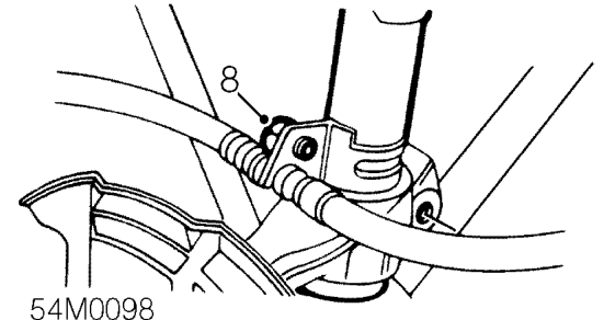 Differential oil seal – Disconnect track rod end from front hub.