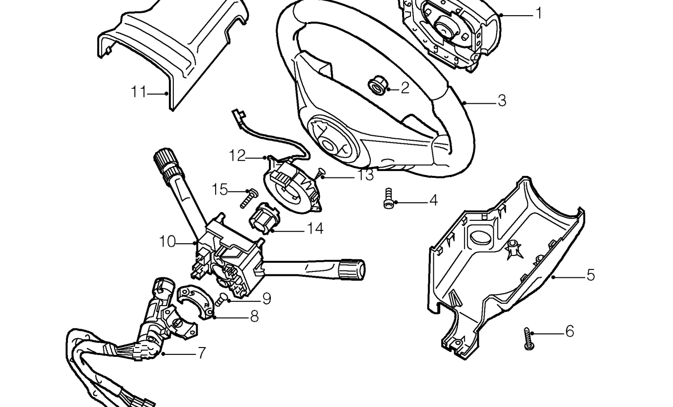 Steering wheel components