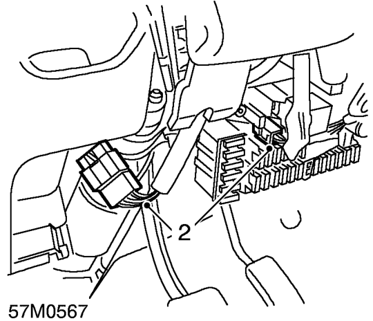Steering column assembly – Remove steering column switch assembly. See ELECTRICAL, Repairs.