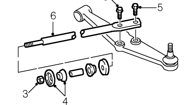Front tie rod – Remove front road wheel.