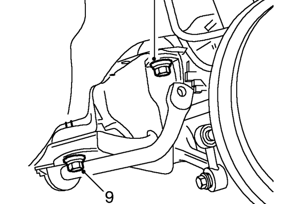 Release evaporative emission canister vent hose from rear beam.