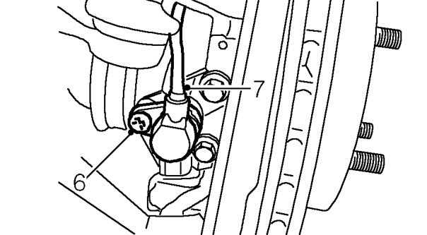 Release grommet and withdraw harness into wheel arch.