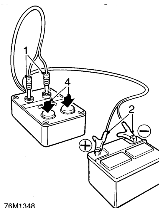 Deployment tool smd 4082/1 self test procedure – Before deployment is started the deployment tool self test procedure should be carried out