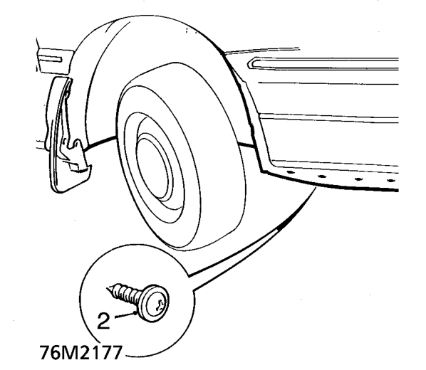 Front bumper – Raise front of vehicle.