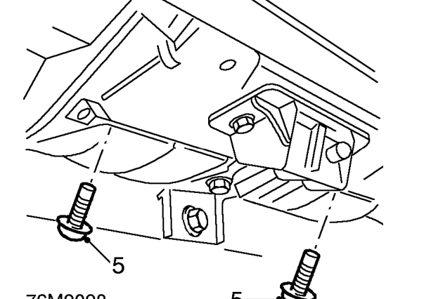 Models fitted with passenger airbag – Remove glove box. See this section.