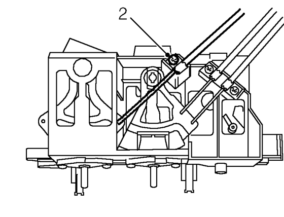 Control cable - air distribution – Remove heater controls. See this section.