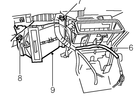 Heater – Remove fascia. See BODY, Interior trim components.
