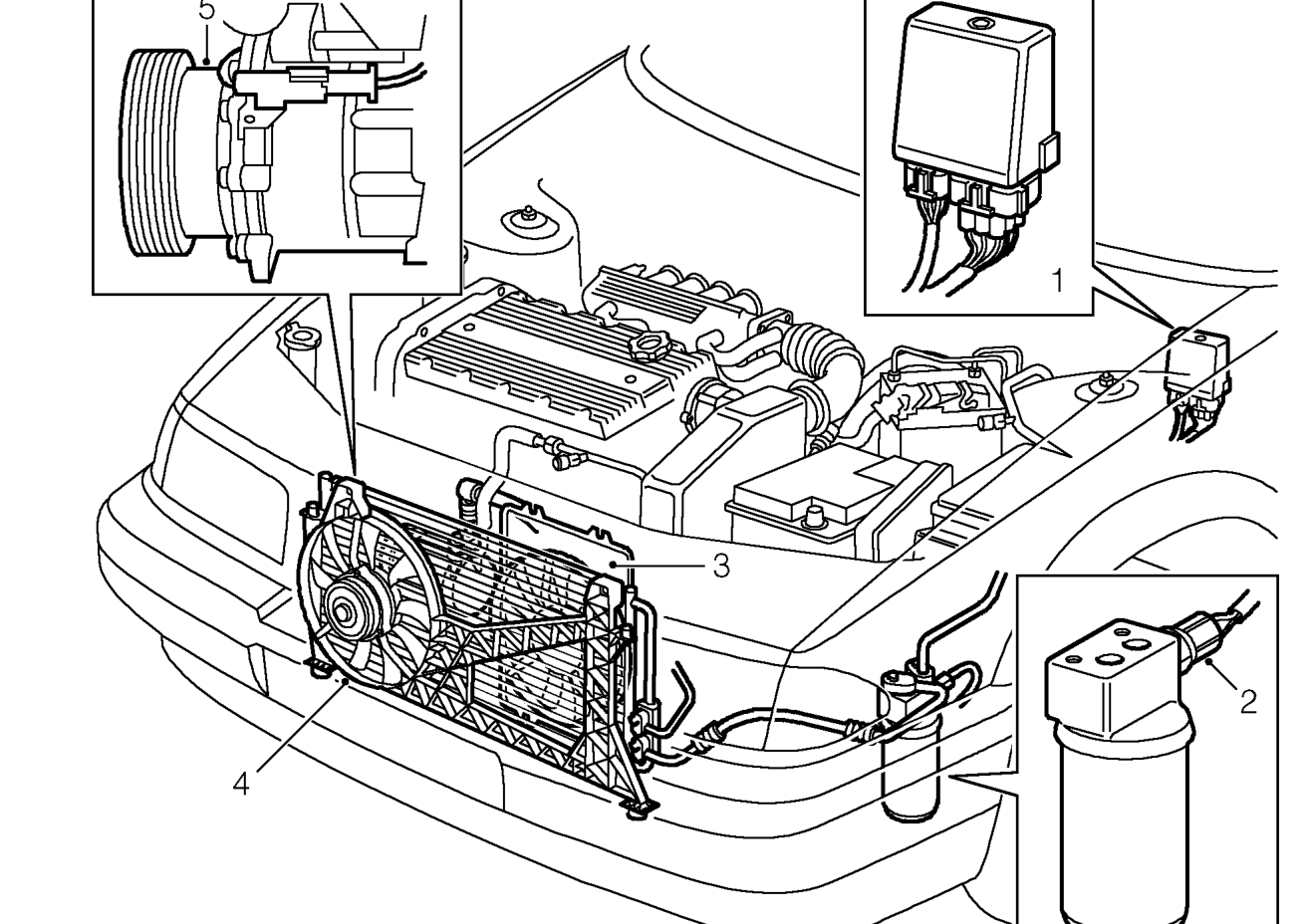 Air conditioning electrical components