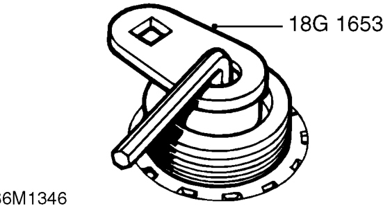 Alternator - models with air conditioning – Remove alternator from vehicle. Do not carry out further dismantling if component is remov