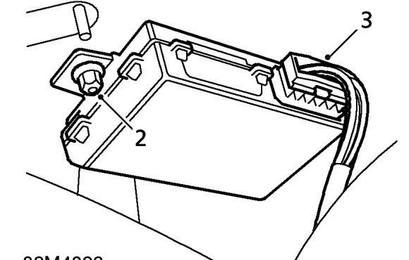 Anti-theft alarm ecu – Disconnect battery earth lead.