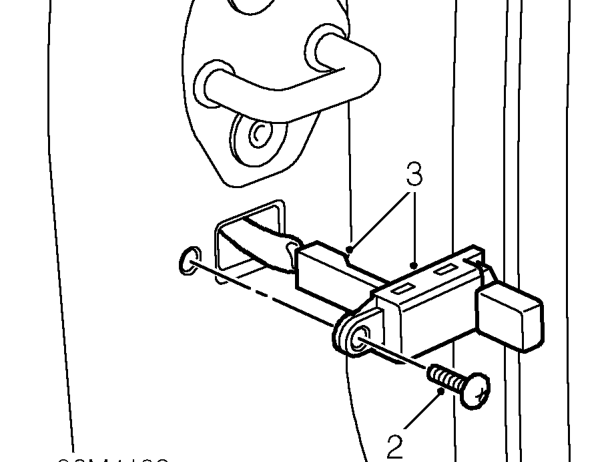 Door switch – Disconnect battery earth lead.