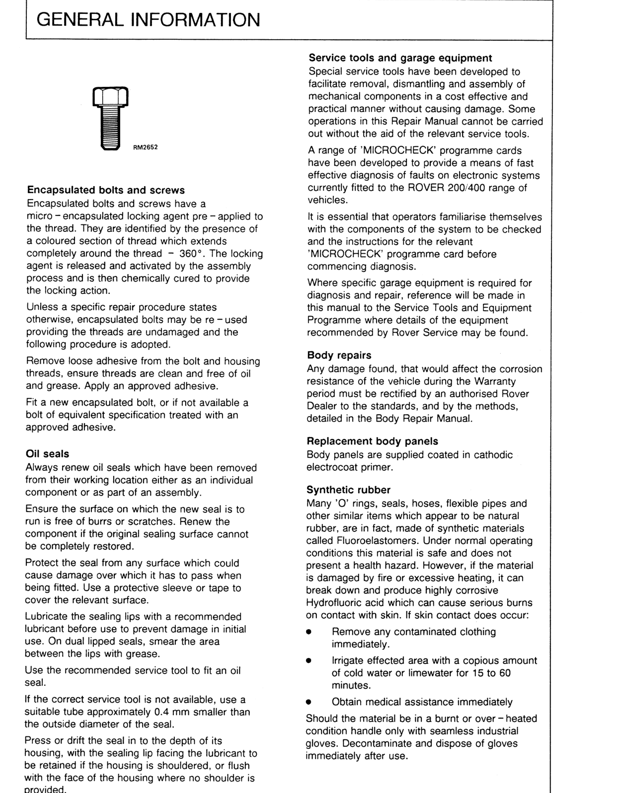 Scan of the original manual page with all its drawings