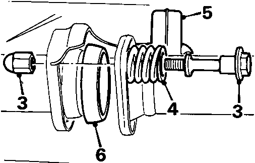 Diagram of intermediate pipe assembly showing numbered parts 3, 4, 5, and 6