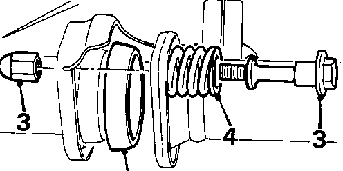 Diagram of intermediate pipe assembly showing numbered parts 3, 4, and 5
