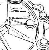Diagram of gearbox filler/level plug area, with part 30 highlighted in a red box