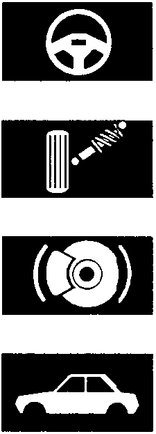 Icon of a steering wheel