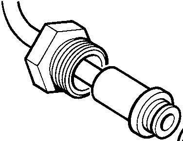 Diagram of a steering rack feed pipe union with an 'O' ring seal labeled 11 being removed or installed