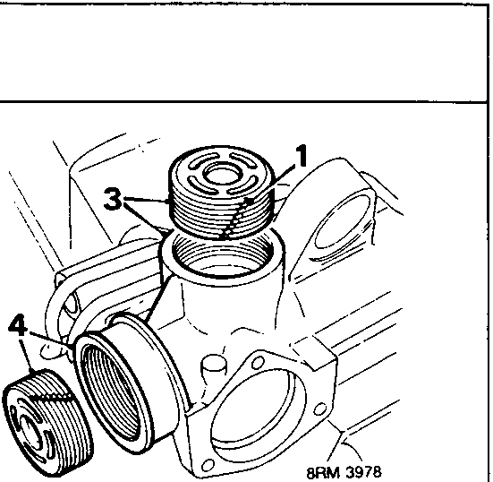 Diagram showing yoke housing components numbered 1, 3, and 4.