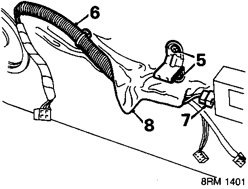 Diagram showing arm rest support bracket, door harness, plastic sheet, and regulator access points inside the door