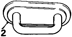 Close-up diagram of the rear seat catch striker rubber (12).