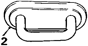 Diagram of rear seat catch striker rubber with callout number 12, reference 8RM 3614
