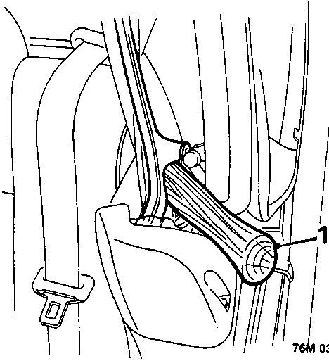 Diagram showing chocks placed in both sides of the power hood mechanism.