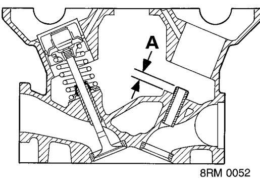 Position nylon guide 18G 1576-3 in cylinder head, press guide into bore using driver 18G 1