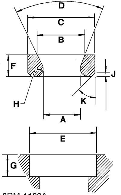 Valve seat inserts - renew – Cool replacement valve seat inserts using liquid nitrogen and press into cylinder head in 