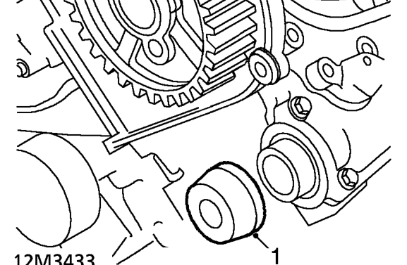 Remove timing belt.