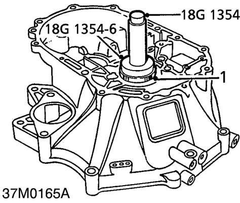 Input shaft end thrust - check and adjust