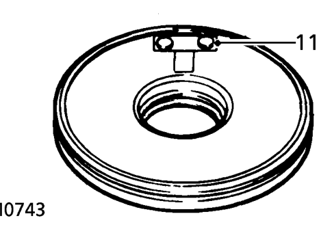 Check disc springs for distortion.