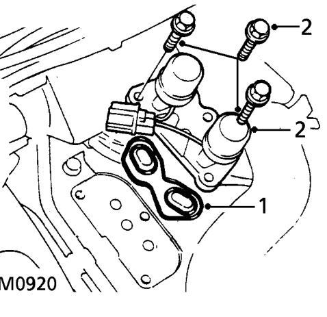 Lock-up control solenoid valves – Ensure that oil passages in the solenoid valve assembly are clear.