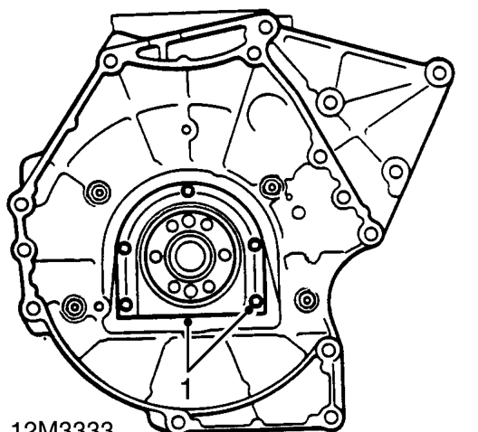 Crankshaft rear oil seal - remove