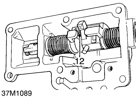 Selector housing - reassembling – Using a broad bladed screwdriver, compress each selector spring sleeve in turn and fit NEW