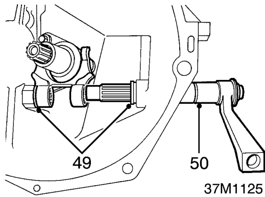 Apply RTV sealant to threads of bearing retainer bolts, fit bolts and tighten progressivel