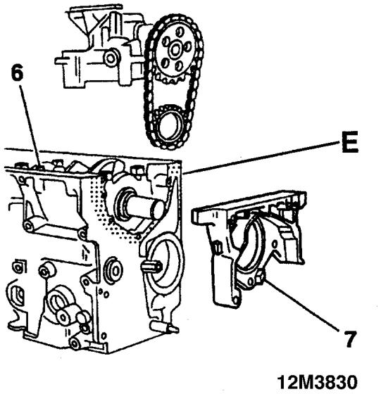 Reinstalling the oil pump