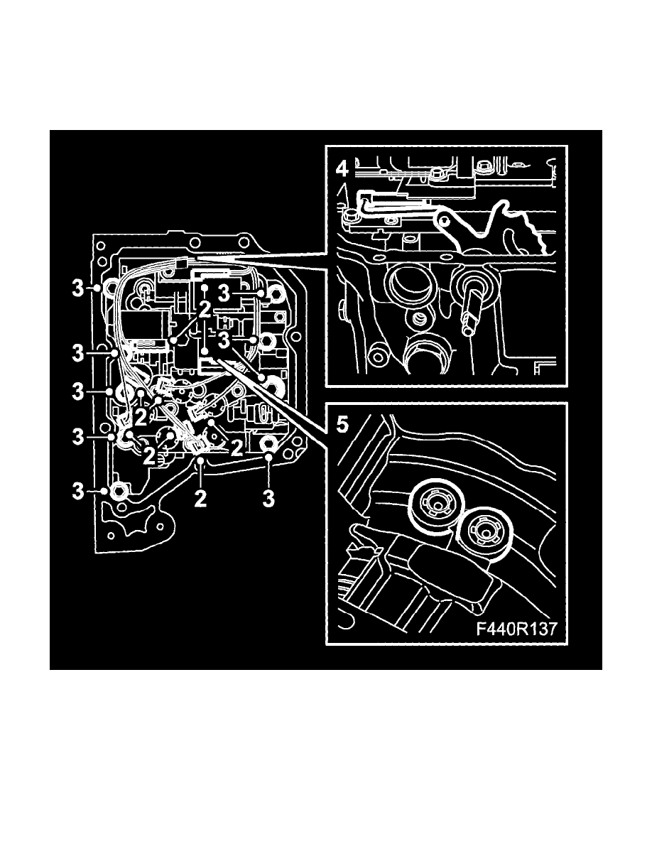 Transmission and Drivetrain > Automatic Transmission/Transaxle > Valve  Body, A/T > Component Information > Service and Repair > 5-Speed, ...