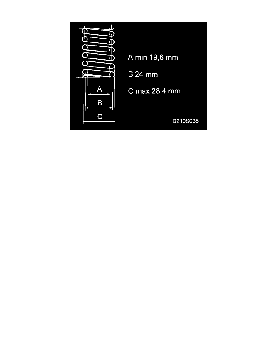 Engine, Cooling and Exhaust > Engine > Cylinder Head Assembly > Valve Spring > Component Information > Specifications