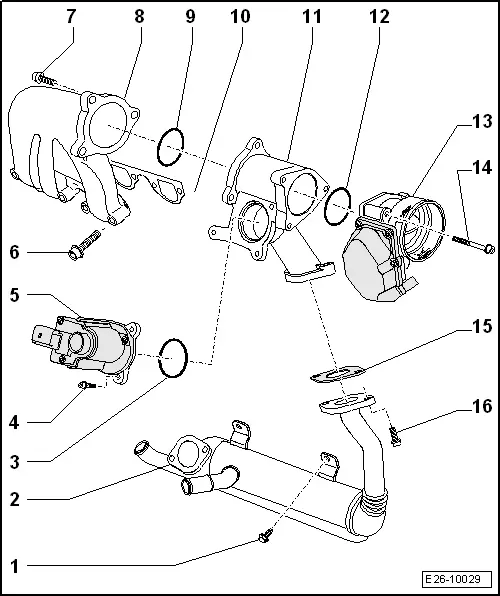 SEAT Manuals > Leon Mk1 > Power unit > 3cylinder diesel engine with pump injector unit